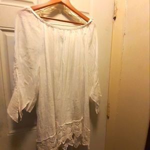Cover up beach Blouse size 3X